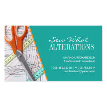 Seamstress \ Dress Maker Business Card