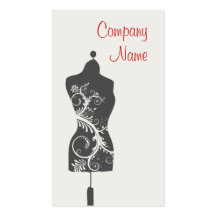 Seamstress Mannequin Business Card