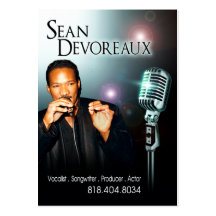 Sean's music card business card templates