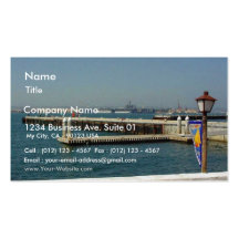 Seaport Village Aircraft Carriers Pier Water Bay D Business Cards