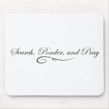 Search Ponder and Pray - Fancy Mouse Pad