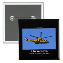 Search & Rescue Helicopter Motivational Buttons