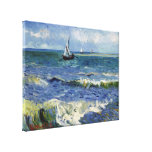 Seascape at Saintes Maries - Vincent Van Gogh Canvas Prints