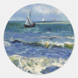 Seascape at Saintes Maries - Vincent Van Gogh Sticker