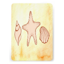 Seashell  Beach Invitations