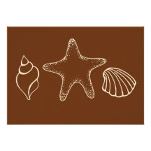 Seashell  Beach Invitations