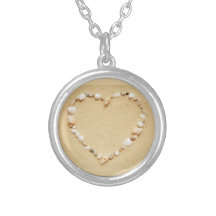Seashell Heart Personalised Necklace