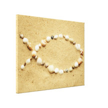 Seashell Ichthys Canvas Prints