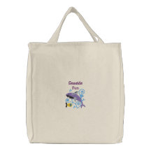 Seaside Fun Embroidered Bag