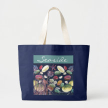 Seaside tote bag