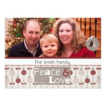 season greeting christmas photo cards custom announcement