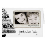 season greeting christmas sketch card