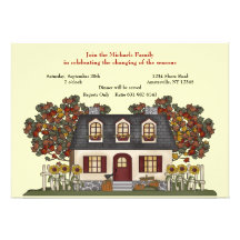 Seasons Change Invitation