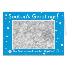SEASON'S GREETINGS! Customisable My Dog Votes Card