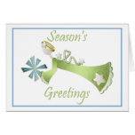 Season's Greetings (flying angel) Cards