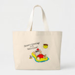 Seasons Greetings From The West Coast Santa Bags