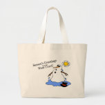 Seasons Greetings From The West Coast Snowman Canvas Bags
