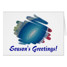 Season's Greetings Rhapsody in Blue Card