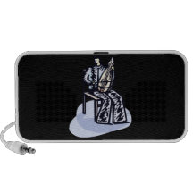 Seated Orchestral Stringed Instrument Player Graph Travel Speakers