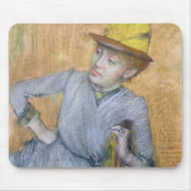 Seated Woman, 1887 (pastel on paper) mousepads