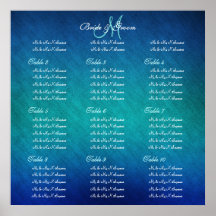 Seating chart wedding birthday party poster