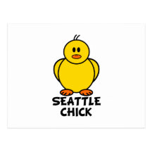 Seattle Washington Chick Postcards