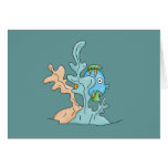 Seaweed Coral Ocean Cute Fish Cartoon Cards