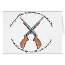 Second Amendment Greeting Card