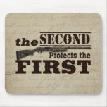 Second Amendment Protects First Amendment Mousepads