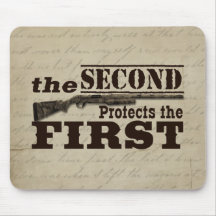 Second Amendment Protects First Amendment Mousepads