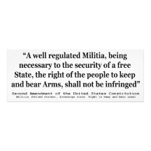 Second Amendment to the United States Constitution Photo Print