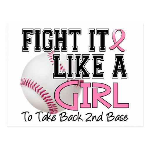 Second Base 19 Breast Cancer Post Cards