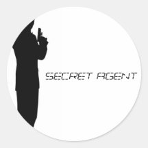 secret_agent_double-large, secret agent sticker