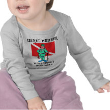 Secret Member SCUBA Steve Baby Shirts