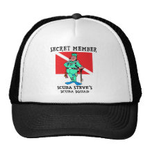 Secret Member SCUBA Steve Hats
