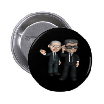 Secret Service Pinback Buttons