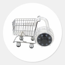 SecureShopping120509 copy Round Stickers