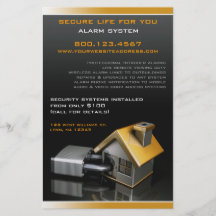 Security Alarm System Flyer