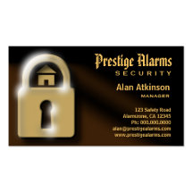 Security Business Cards