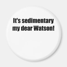 sedimentaryblack refrigerator magnet