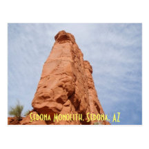 Sedona Monolith, Sedona, AZ Postcard