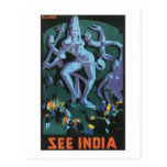 See India - Ellora Postcard