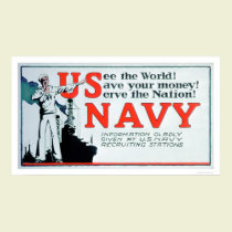 See the World, US Navy (US02162) posters