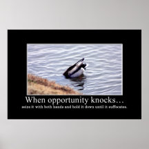 Seize opportunity with both of your hands [XL] Print
