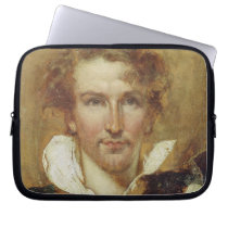Self Portrait, 1823 (oil on paper on panel) laptop sleeves
