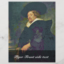 Self-Portrait By Rubens Peter Paul (Best Quality) Full Color Flyer