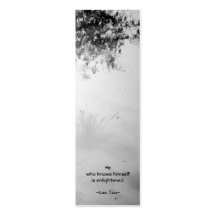 Self-reflection/ Tao-Te-Ching Bookmark Business Card Template