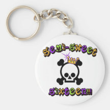Semi Sweet Sixteen Keychains