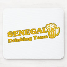 Senegal Drinking Team Mouse Pads