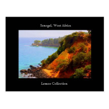 Senegal, West Africa Ocean View Postcard
